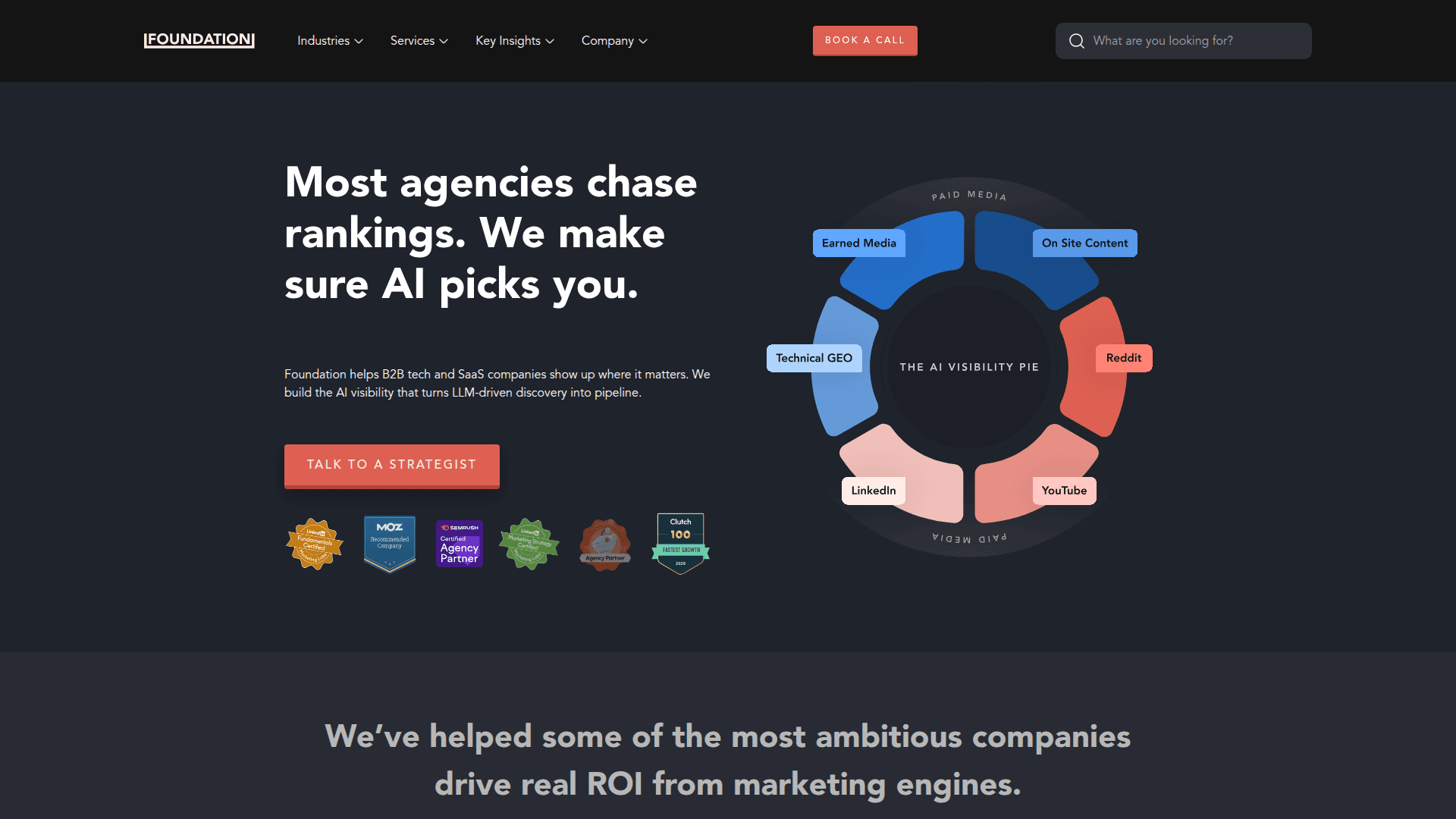 Foundation Inc homepage screenshot