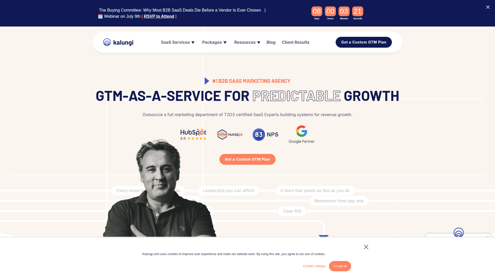 Kalungi homepage screenshot