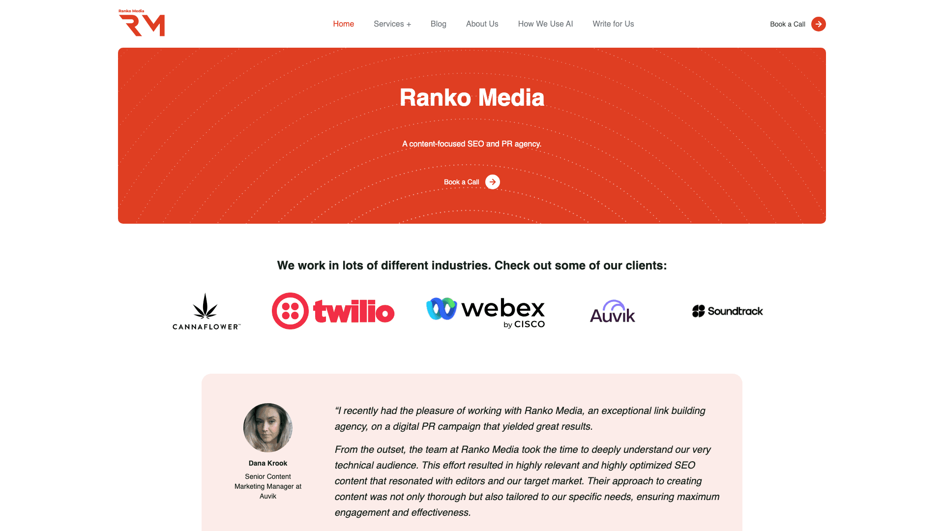 Ranko Media — digital PR and GEO agency for tech brands