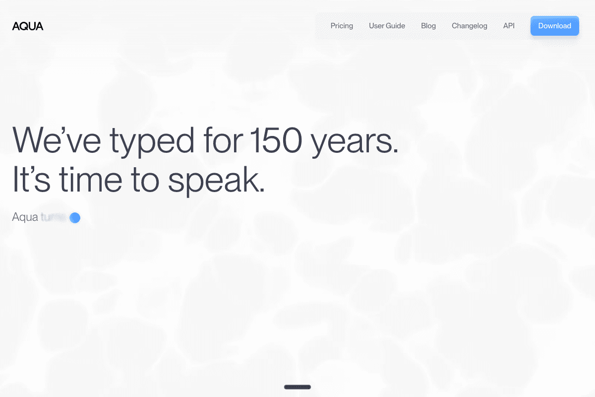 Aqua Voice screenshot