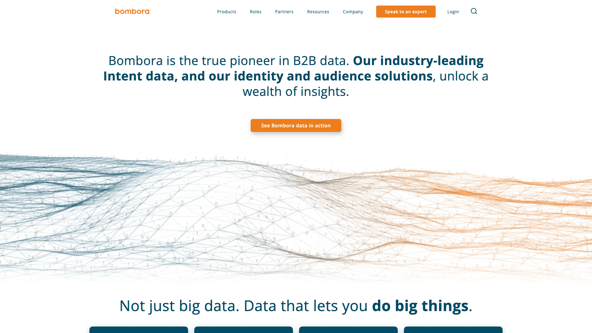 Bombora dashboard screenshot