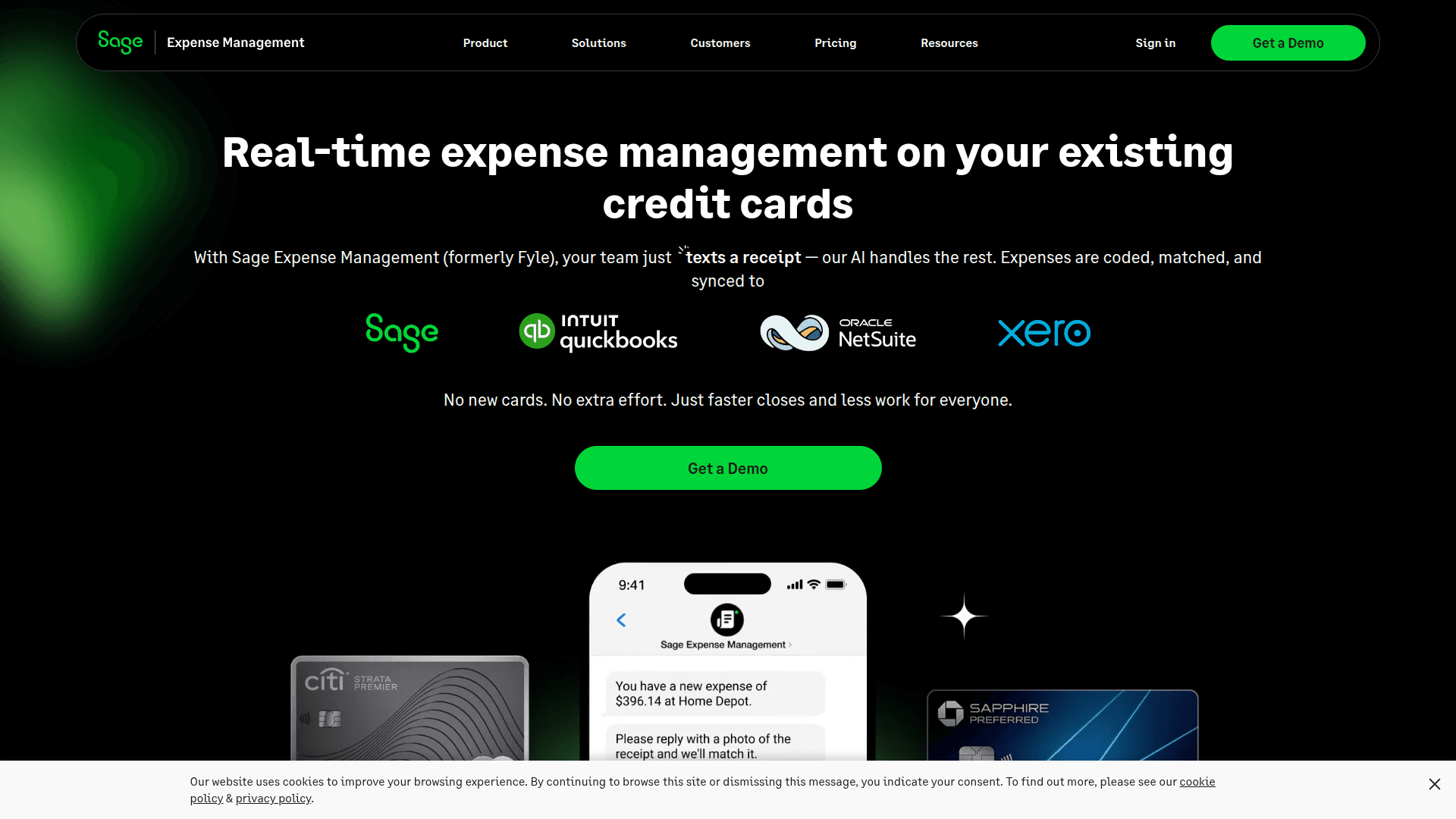 Fyle homepage screenshot