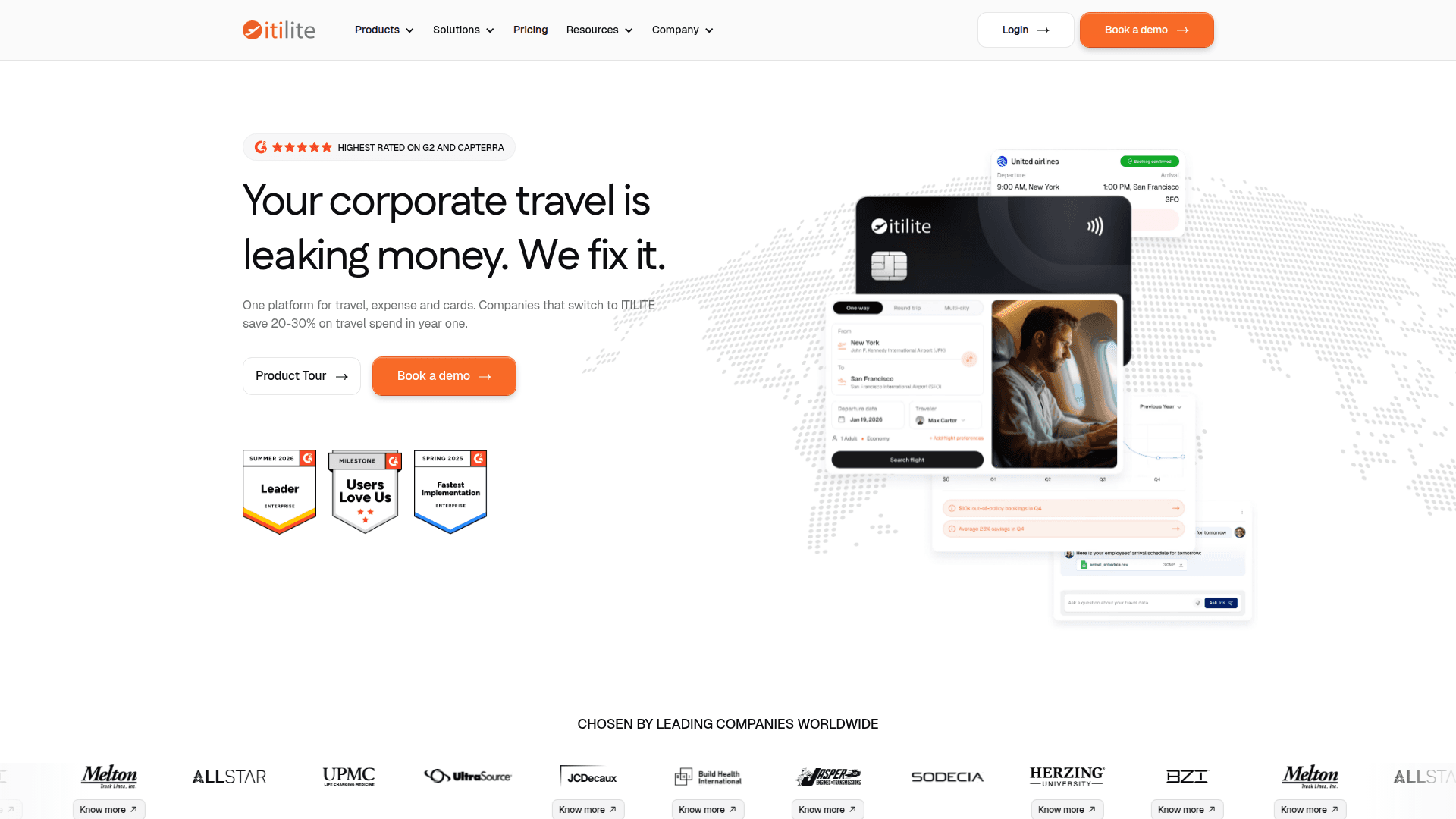 ITILITE homepage screenshot