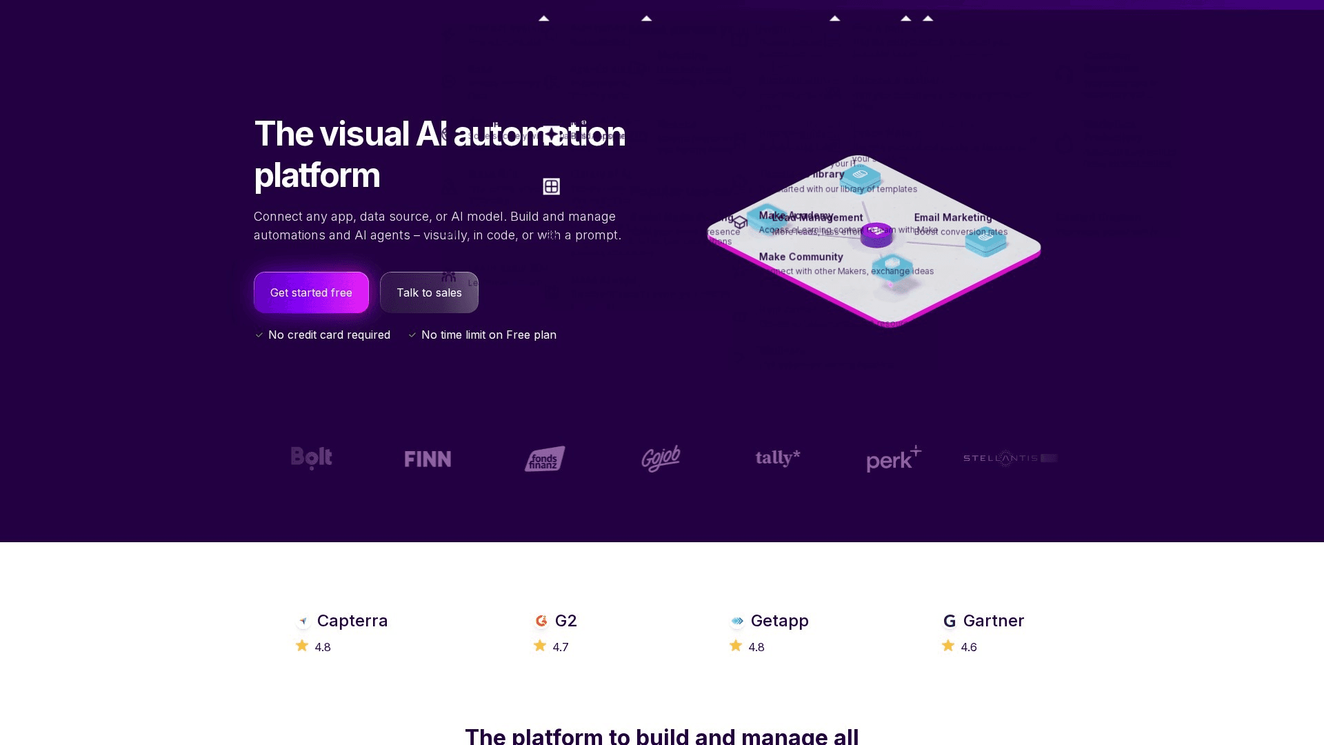 Make homepage screenshot