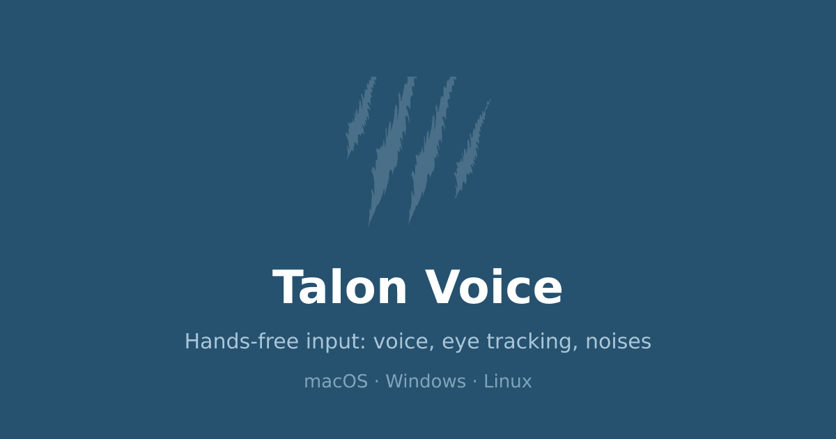 Talon Voice screenshot