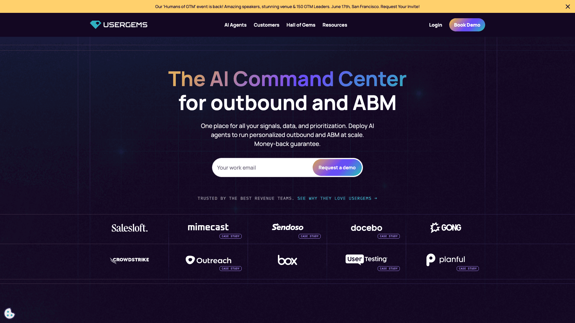 UserGems dashboard screenshot