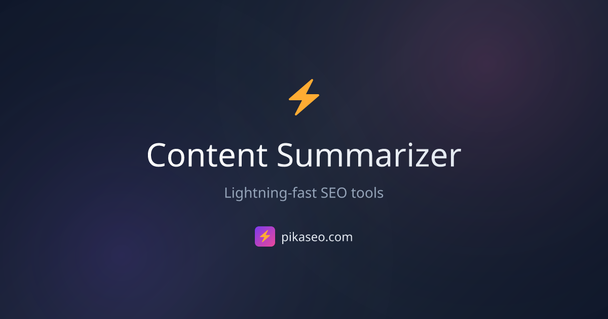 Free AI Content Summarizer - Summarize Articles & Long-Form Content ...