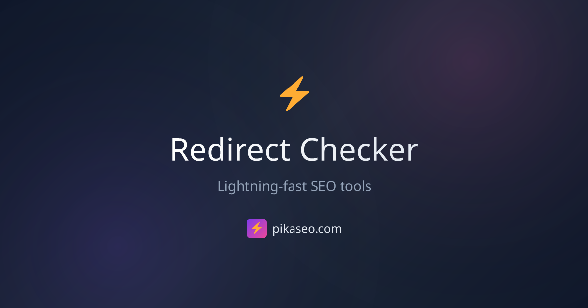 Free Redirect Checker - HTTP Redirect Chain Checker & Status Code ...